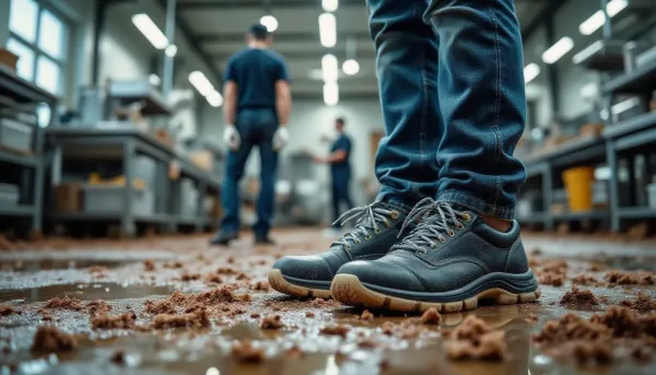 Seguridad en la Industria Alimentaria: Calzado Hidrolavable y Antideslizante